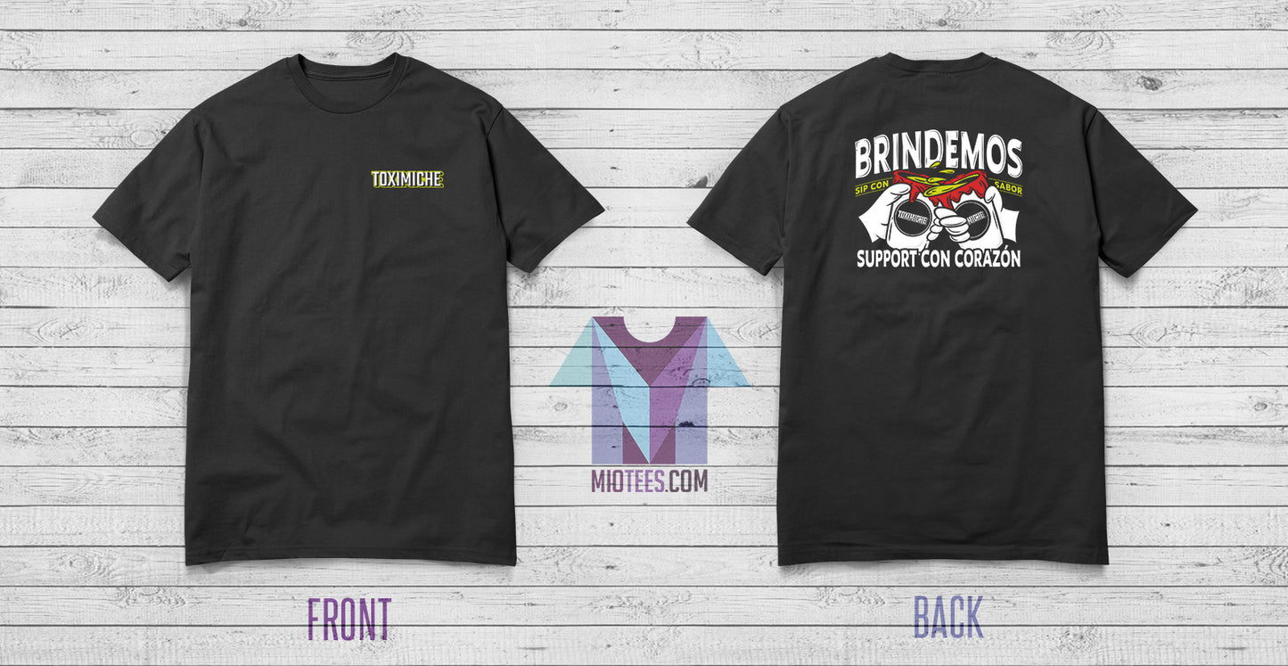 BRINDEMOS Tee – “Support Con Corazón” Edition